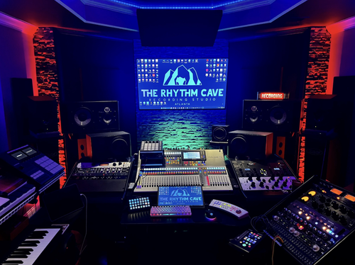 The Rhythm Cave &mdash; mixing and mastering room, Atlanta